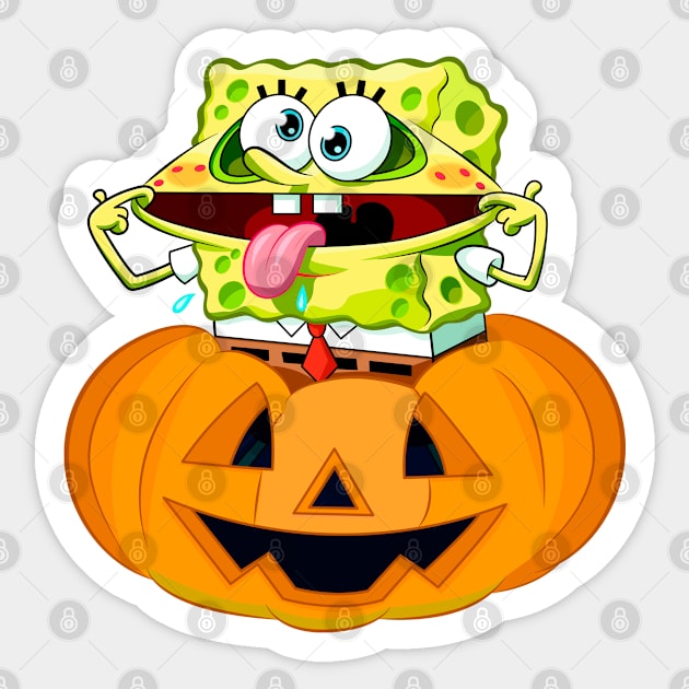 Pumpkin Sticker by artxlife